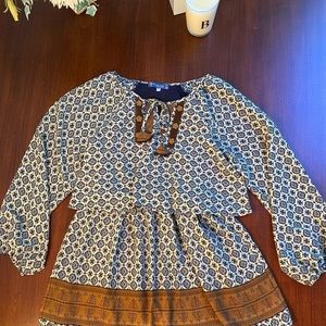 Truly Me by Sara Sara Girls Flowy Printed Dress